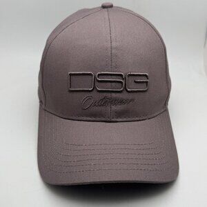 DSG Outerwear Men's Adjustable Baseball Cap Hat Taupe 100% Cotton Embroidered